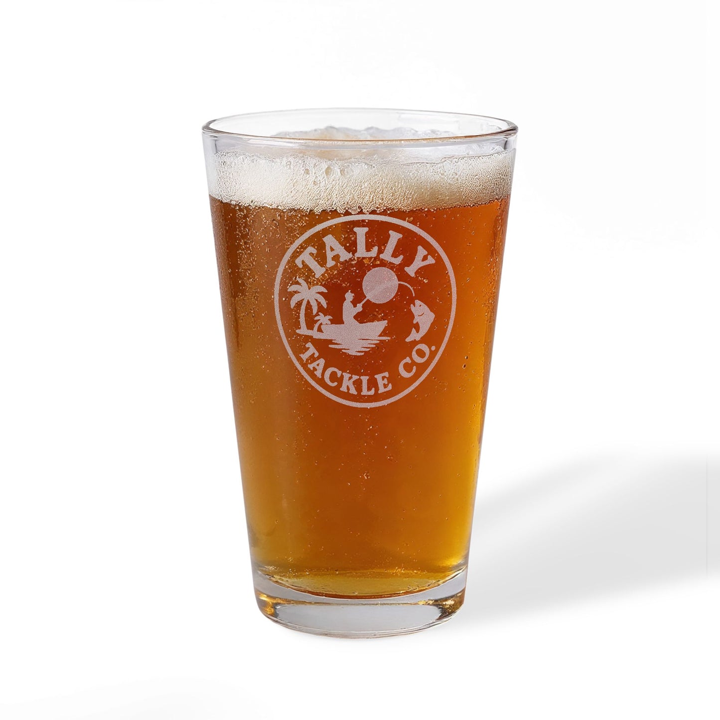 Engraved 16oz Pint Glass