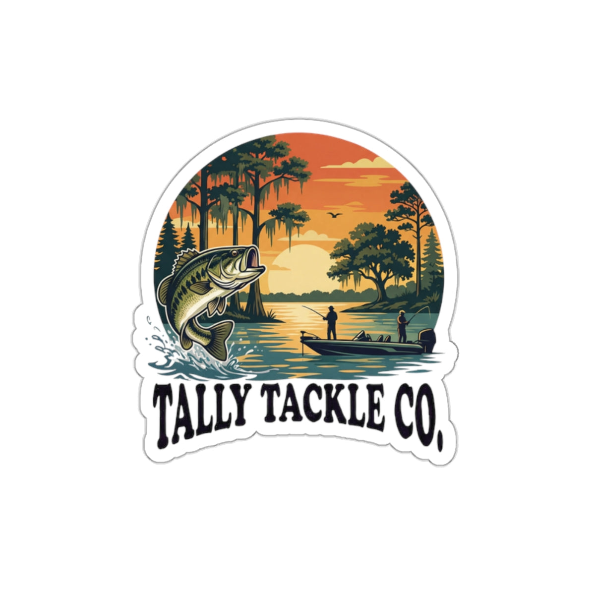 Tally Tackle Co. Die-Cut Sticker