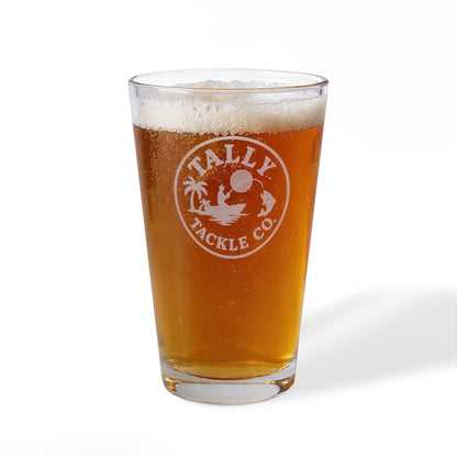 Engraved 16oz Pint Glass