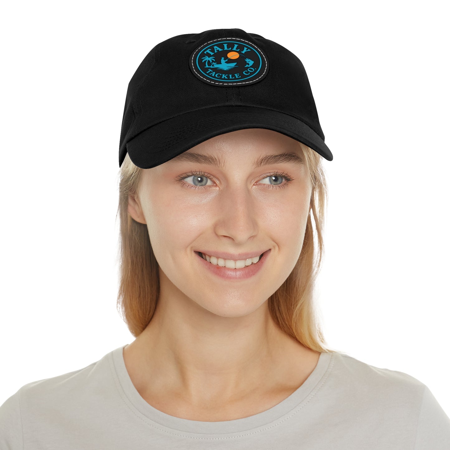 Dad Hat with Leather Patch